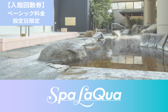 ベーシック料金設定日限定】スパ ラクーア入館回数券（12回分
